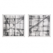 Intersect Acrylic Floating Wall Art - Ast 2