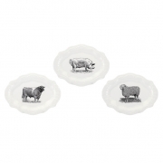 Maye Ceramic Plates - Ast 3