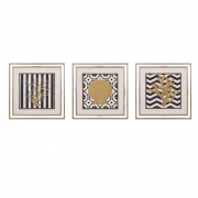 Modern Coastal Wall Decor - Ast 3