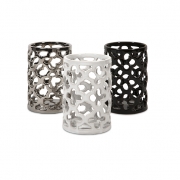 Morgan Cutout Tealight Holders - Ast 3