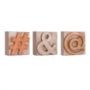 Letterpress Symbols - Ast 3