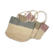 BTQ Chesnee Jute and Straw Bag - Ast 3