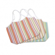 BTQ Easley Striped Straw Bag - Ast 3