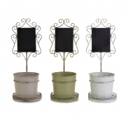 Camellia Chalkboard Sign Planters - Ast 3