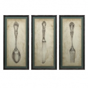 Isabis Utencil Wall Decor- Ast 3