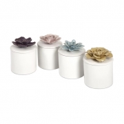 Hattie Flower Jars- Ast 4
