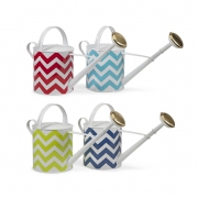 Chevron Watering Cans - Ast 4