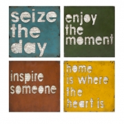 Inspirational Wall Plaques - Ast 4