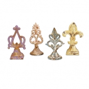 Santos Iron Finials - Ast 4
