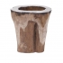 View Abaco Teak and Aluminum Vase