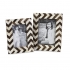View Zigzag Bone Inlay Frames - Set of 2
