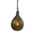 View Salina Olive Green Mercury Glass Pendant Light
