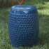 Indigo Cutout Garden Stool alternate image