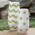Essentials Green Apple Chevron Vase alternate image
