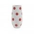 View Essentials Melon Sorbet Polka-Dot Vase