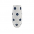 View Essentials Marine Blue Polka-Dot Vase