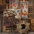 Motorcycle Dimensional Metal Art alternate image