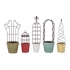 Covington Planters with Iron Trellis - Set of 5  alternate image
