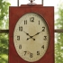 Carnen Oversized Red Wall Clock alternate image