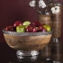 Mango Wood Pedestal Bowl alternate image