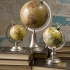 Colombo Small Globe with Nickel Finish Base alternate image