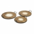 View Benito Wood and Metal Trays - Set of 3