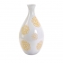 View Essentials White with Yellow Flower Vase