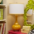 Essentials Mellow Yellow Glass Table Lamp alternate image