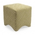 View Marisa Graphic Green Ottoman