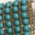 BTQ Gold and Blue Beaded Bracelet alternate image