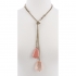 BTQ Drop Stone Necklace - Orange  alternate image