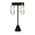 BTQ Gold Zigzag Earrings  alternate image