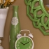 Essentials Green Face Clock alternate iamge