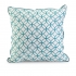 View Essentials Blue Embroidered Pillow