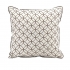 View Essentials Taupe Embroidered Pillow
